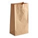 A case of 400 ChoiceHD heavy-duty natural kraft paper bags with handles.