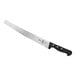 A Mercer Culinary Renaissance curved brisket knife with a black handle.