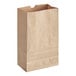 A brown ChoiceHD heavy-duty paper bag with a handle.