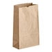 A brown rectangular Choice Natural Kraft paper bag.