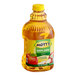 A Mott's Apple Juice bottle with a yellow label.