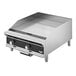 A Vollrath medium-duty countertop gas griddle with manual controls.