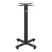 A FLAT Tech black metal table base with Equalizer levelers.
