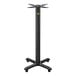 A FLAT Tech black metal bar height table base.