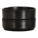 A black, straight-sided melamine ramekin with a 2 oz. capacity.