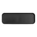 A black rectangular Cal-Mil melamine tray with a raised black border.