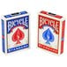 A box of Bicycle Standard playing cards.