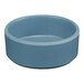 A Cal-Mil stone blue melamine ramekin on a white background.