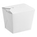 A package of Emperor's Select white microwavable take-out boxes.