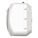 A compact white electric indoor mini-tank water heater.