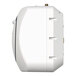 A white, compact electric indoor mini-tank water heater.