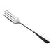 A Hepp by Bauscher stainless steel table fork with a silver handle on a white background.