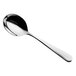 A Hepp Carlton stainless steel serving spoon with a long handle and a white background.