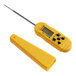 A yellow Taylor digital pocket thermocouple thermometer.