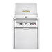 A stainless steel Crown Verity portable outdoor grill with two burners.