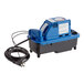 A blue and black Little Giant VCMX-20ULS condensate pump with a black cord.