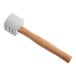 A Vollrath meat tenderizer with a wooden handle.