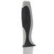 A Dexter-Russell V-Lo bread and sandwich knife with a black and grey handle.