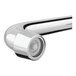 A close-up of a chrome Regency deck-mounted pre-rinse faucet with a single base.