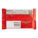 A close-up of a red KIT KAT milk chocolate bar package with black text and a QR code.