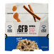 A white box of The GFB Maple Raisin Oatmeal packets.