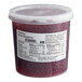 A white container of Fanale Raspberry Popping Boba with red balls inside.