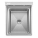 A Steelton stainless steel one compartment sink with a drain.
