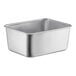 A silver rectangular stainless steel container with a close-up of a Matfer Bourgeat Japanese Mini Container.