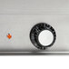 The dial on a stainless steel Eagle Group hot food table.