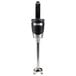 A black and silver Waring Quik Stik immersion blender.