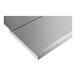A Regency stainless steel sliding lid for an underbar ice bin.