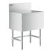 A Regency stainless steel underbar drainboard.