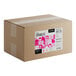 A large cardboard box labeled 'Adourne Pink Sprinkles' containing 10 pounds of pink sprinkles.