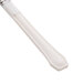 A white plastic knife with a silver tip.