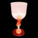 A customizable plastic guitar stem goblet with a red LED light inside.