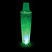 A 32 oz. plastic cocktail shaker with a green LED light.