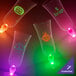 A group of customizable Hurricane cups with different colored LED lights.