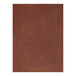 A brown leather H. Risch menu cover.