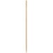 A Royal Paper eco-friendly wood skewer with a long wooden handle.
