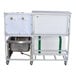 A white Monsam portable self-contained mop sink with a faucet.