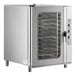 A large stainless steel Cooking Performance Group Combi Oven with glass doors.