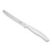 A Victorinox 4 1/2" utility knife with a white handle.