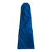 A folded blue Tucker Safety Products Burnguard oven mitt on a white background.