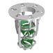 The green and silver Tellier Cucumber Peeler Head with a green handle.