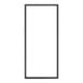 A black rectangular gasket with white text.