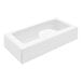 A white rectangular Candy / Chocolate-Covered Strawberry box with a rectangular window.