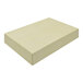 A white and gold linen patterned candy box.