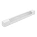 A white rectangular candy box with a rectangular window.