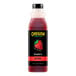 A bottle of Oregon Strawberry Diced Pourable Fruit with a label of strawberries.