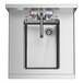 A Regency stainless steel underbar hand sink with faucet.